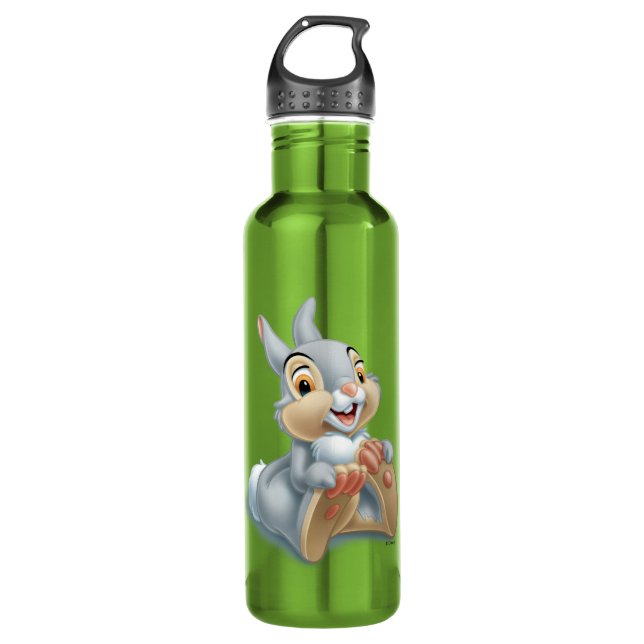 Bouteille D'eau Le Thumper de Bambi tient ses pieds (Devant)