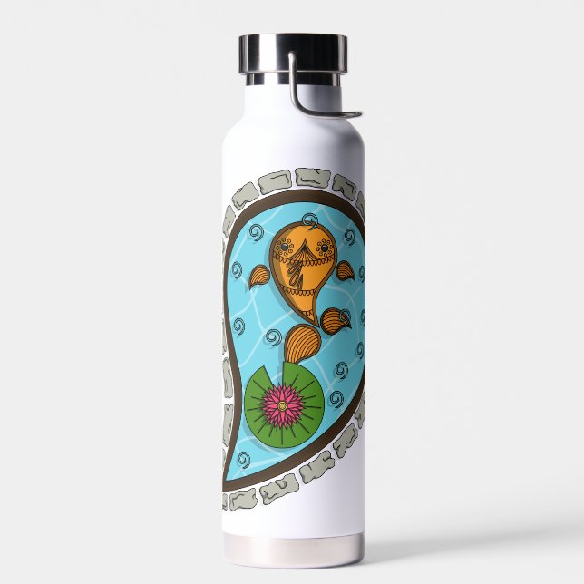 Bouteille D'eau L'écaille du poisson rouge (Gauche)