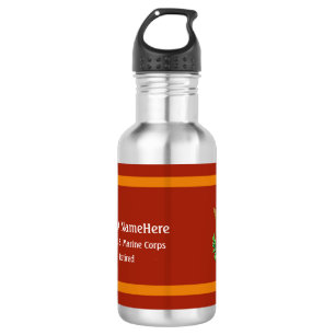 Bouteille D'eau L'emblème de la Défense du Corps des Marines améri