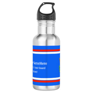 Bouteille D'eau L'emblème de la Garde côtière américaine personnal