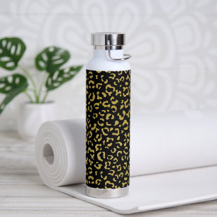 Bouteille D'eau Leopard d'or, Parties scintillant d'or, Motif de l