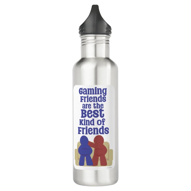 Bouteille D'eau Les Amis De Jeu Sont Le Meilleur Amusant Conceptio (Gauche)