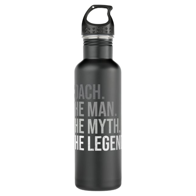 Bouteille D'eau Les Hommes Entraînent L'Homme Le Mythe La Légende  (Devant)