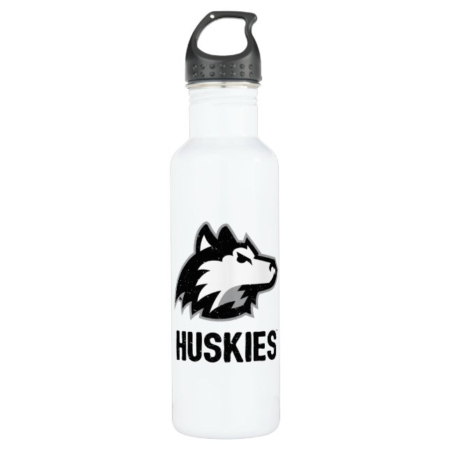 Bouteille D'eau Les Huskies de NIU en détresse (Devant)