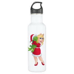 Bouteille D'eau Les Muppets  Kermit et Miss Piggy Christmas