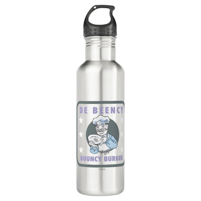 Bouteille D'eau Les Muppets| Logo De Beency Bounce Burger (Devant)