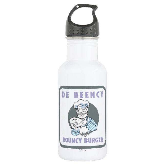Bouteille D'eau Les Muppets| Logo De Beency Bounce Burger (Devant)