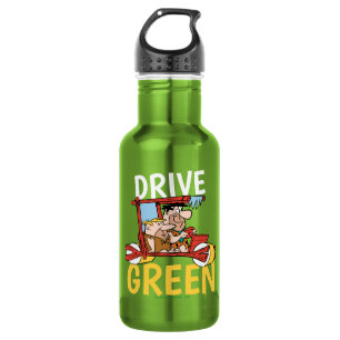 Bouteille D'eau Les Pierrafeu   Fred & Barney - Drive Green