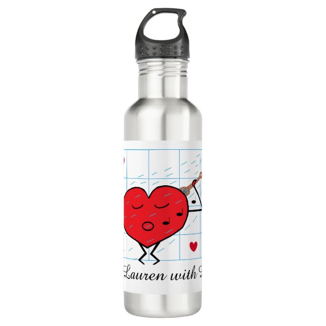 Bouteille D'eau Let Me Shower You with Love : (Devant)