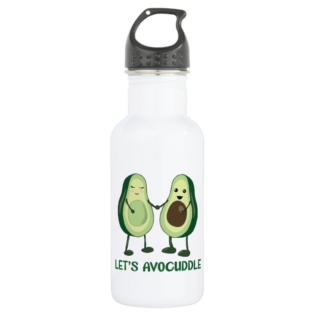 Bouteille D'eau Let's Avocat (Devant)