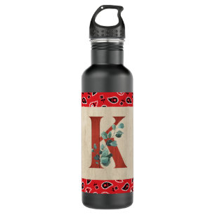 Bouteille D'eau LETTRE BANDE BOIS & BandANE K