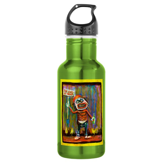 Bouteille D'eau L'extrémité est près (Devant)