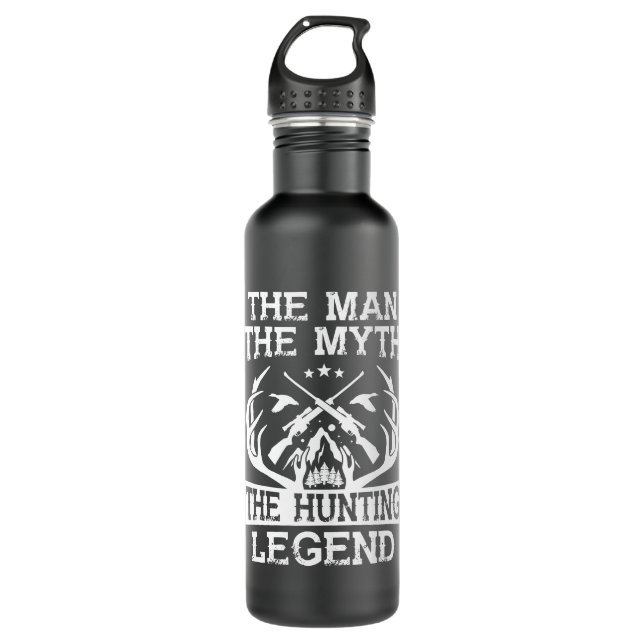 Bouteille D'eau L'Homme Le Mythe La Légende de la chasse - Camp (Devant)