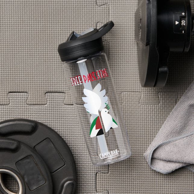 Bouteille D'eau Libérer la Palestine (Salle de sport (pivotée))