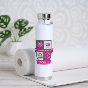 Bouteille D'eau Libra Birthday Crest™ pour le 1er au 23 octobre