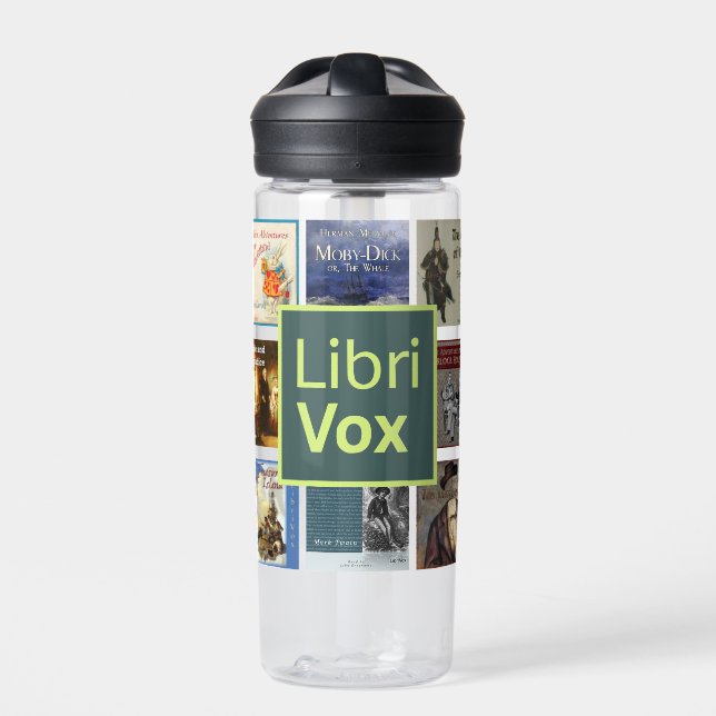 Bouteille d'eau LibriVox (Extérieur)