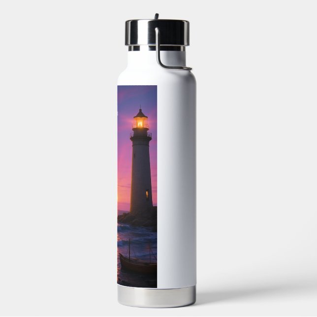 Bouteille D'eau Lighthouse in Colorful Sunset - (Gym)