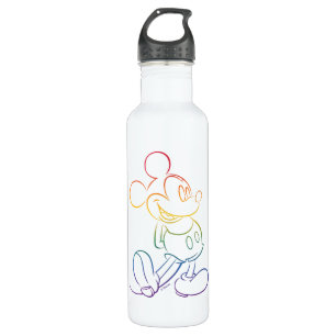 Bouteille D'eau Ligne Arc-en-ciel classique Mickey