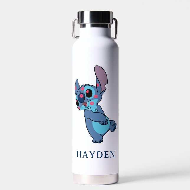 Bouteille D'eau Lilo & Stitch | Stitch Valentine Kisses (Avant)