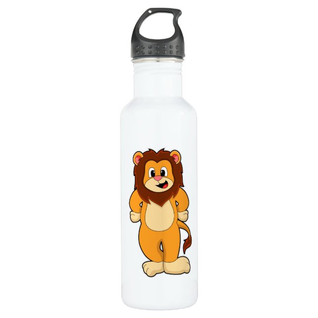 Bouteille D'eau Lion debout (Devant)