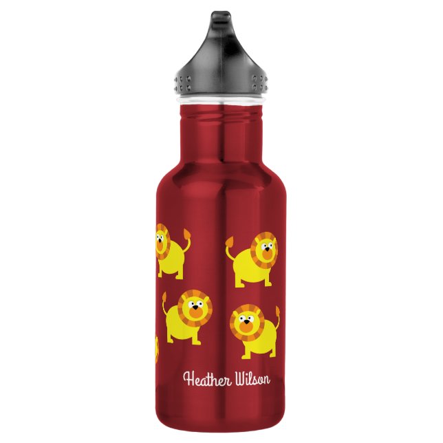 Bouteille d'eau Lions Kids avec nom (Droite)