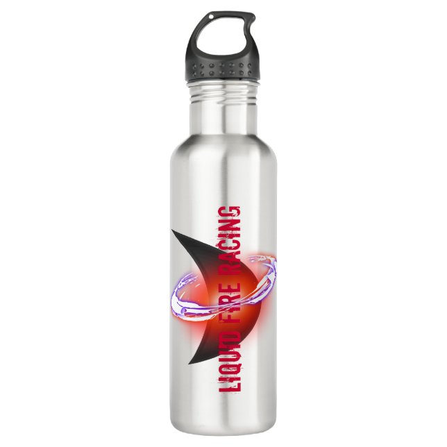 Bouteille d'eau Liquide Fire Racing (Devant)