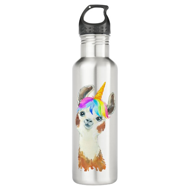 Bouteille D'eau Llamacorn (Devant)