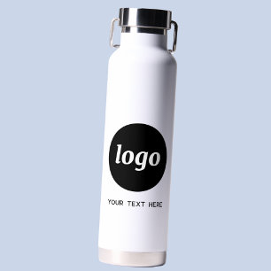 Bouteille D'eau Logo avec texte de marque commerciale promotionnel