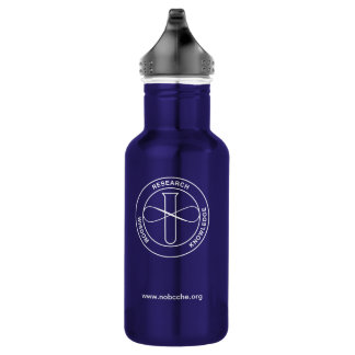 Bouteille D'eau Logo blanc NOBCChE