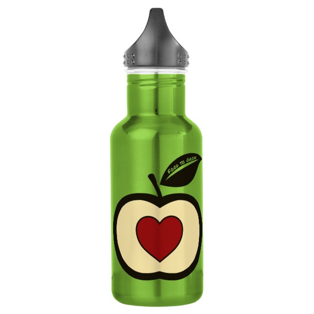 Bouteille D'eau Logo d'Apple : la nourriture à développer (Gauche)