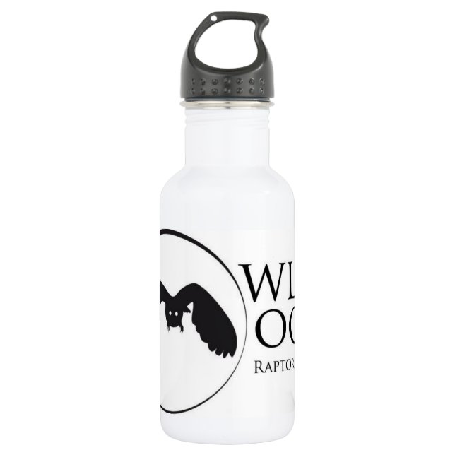 Bouteille D'eau Logo de la lune d'Owl (Devant)