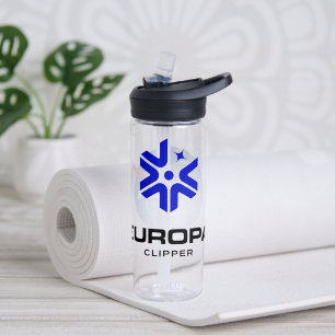 Bouteille D'eau Logo de la NASA Europa Clipper Clear 20 oz