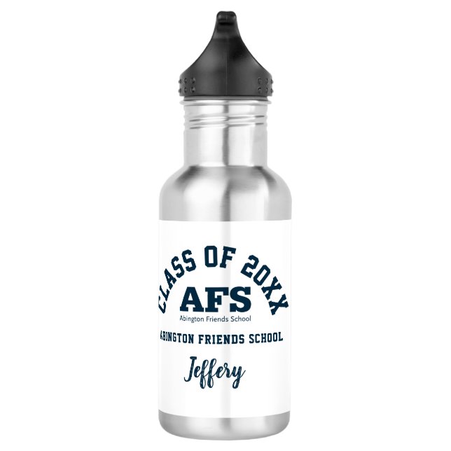 Bouteille d'eau Logo de l'école Abington Friends P (Droite)