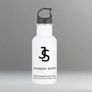 Bouteille D'eau Logo de l'entreprise moderne White