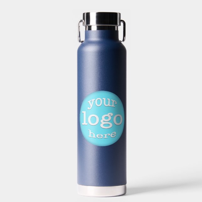 Bouteille D'eau Logo de l'entreprise personnalisée Personnel du bu (Avant)