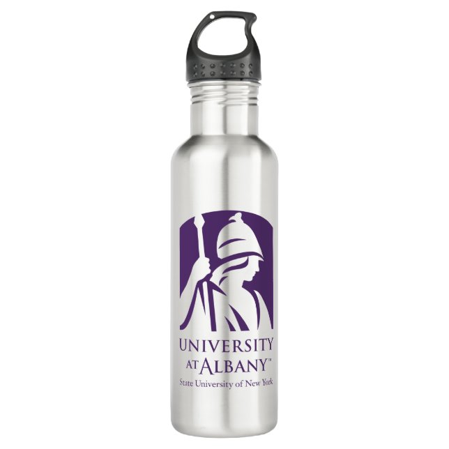 Bouteille D'eau Logo de l'Université d'Albany (Devant)
