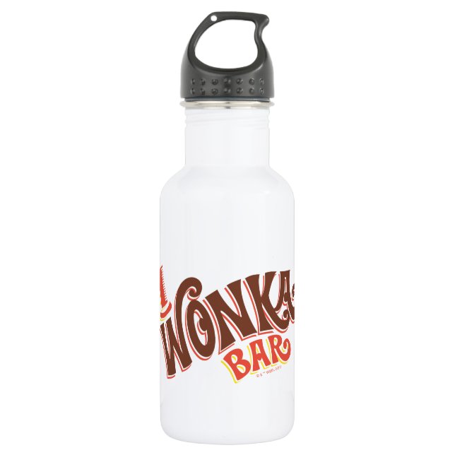 Bouteille D'eau Logo de Wonka Bar (Devant)