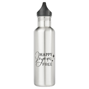 Bouteille D'eau Logo d'entreprise Bonne et joyeuse réunion libre s