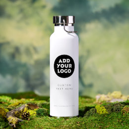 Bouteille D'eau Logo d'entreprise et texte Cadeau d'entreprise