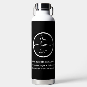 Bouteille D'eau Logo d'entreprise minimal publicité promotionnelle