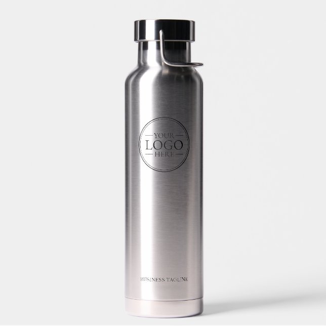 Bouteille D'eau Logo d'entreprise personnalisé avec texte personna (Gauche)