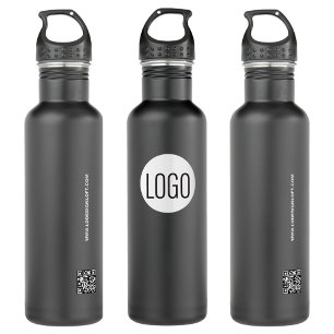 Bouteille D'eau Logo d'entreprise personnalisé sur le site de code