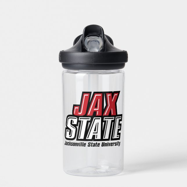 Bouteille D'eau Logo d'état de Jacksonville State University JAX S (Avant)