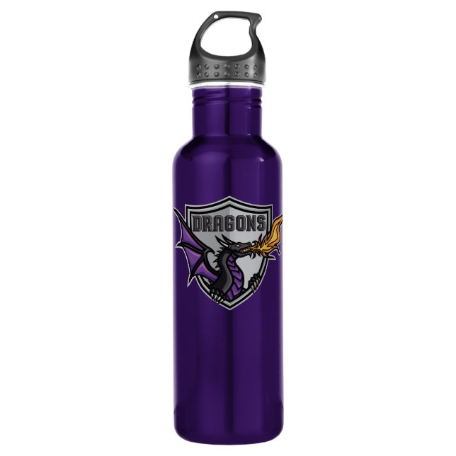 Bouteille D'eau Logo Dragons Hockey Stainless Steel Water Bottle (Devant)