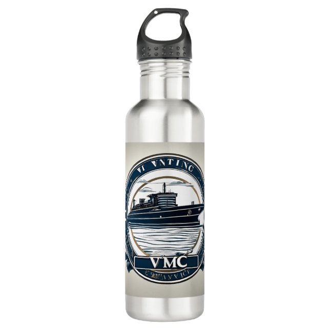 Bouteille D'eau Logo du bateau BMC (Devant)