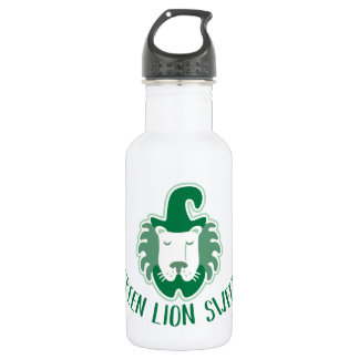 Bouteille D'eau Logo et texte de Green Lion Sweets