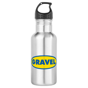 Bouteille D'eau Logo jaune Gravel Cycling