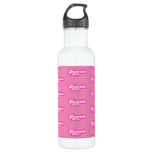 Bouteille D'eau Logo Kamala Harris girly Pink 2024