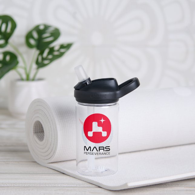 Bouteille D'eau Logo Mars Perseverance Rover de la NASA pour enfan (Yoga (pivoté))