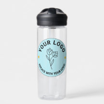 Bouteille d'eau logo personnalisée | Verre de marq